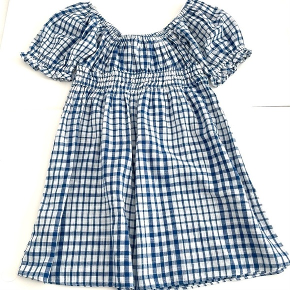 URBAN Outfitters Babydoll Gingham Print Mini Dress NWT - Picture 9 of 15